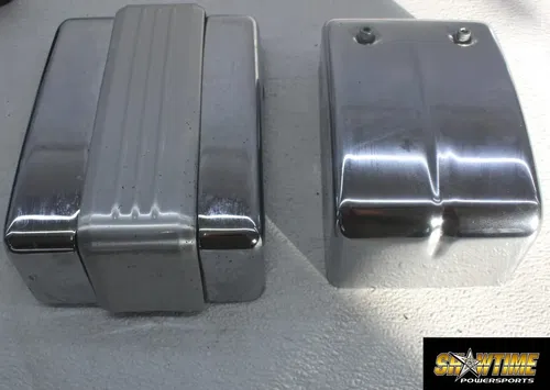 00-06 HARLEY-DAVIDSON DYNA WIDE GLIDE FXDWGI LEFT RIGHT BATTERY SIDE COVER SET