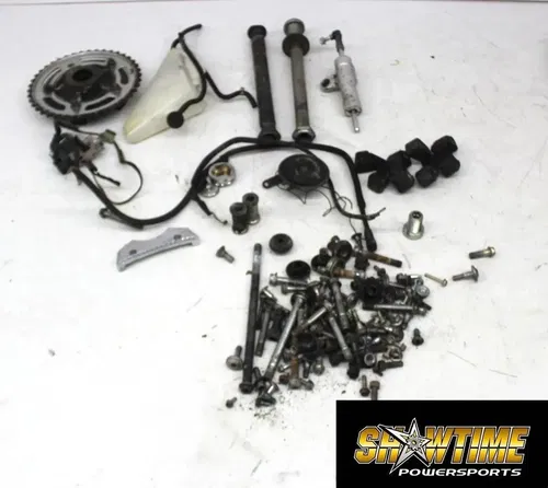 08-21 SUZUKI HAYABUSA COOLANT TANK AXLE DAMPER PARTS HARDWARE NUTS BOLTS (READ)