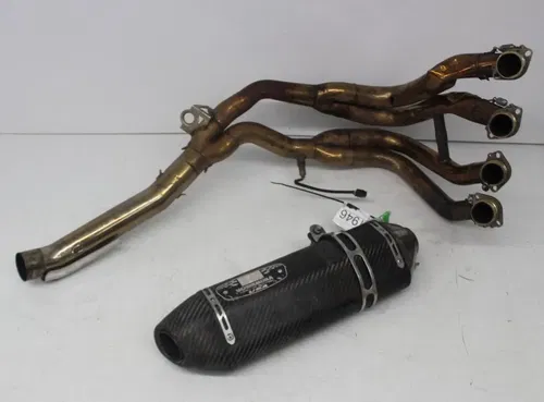 08-21 SUZUKI HAYABUSA YOSHIMURA EXHAUST PIPE MUFFLER SILENCER HEADER (SEE DESCP)