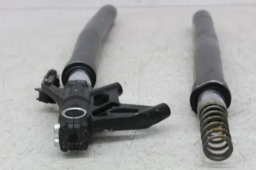 22 TRIUMPH STREET TRIPLE RS FRONT FORKS SHOCK SUSPENSION SET PAIR (BENT)