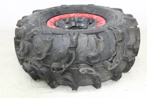 15 CAN-AM MAVERICK 1000R 4X4 XRS REAR BEADLOCK BACK WHEEL RIM W/ TIRE
