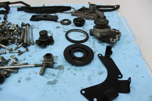 1980 HONDA CB750C CUSTOM PARTS LOT TIMING CHAIN OIL PUMP NUTS BOLTS