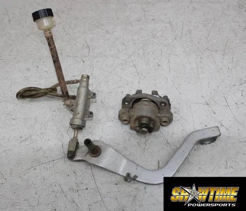 03-07 POLARIS PREDATOR 500 REAR BACK BRAKE CALIPER MASTER CYLINDER PEDAL