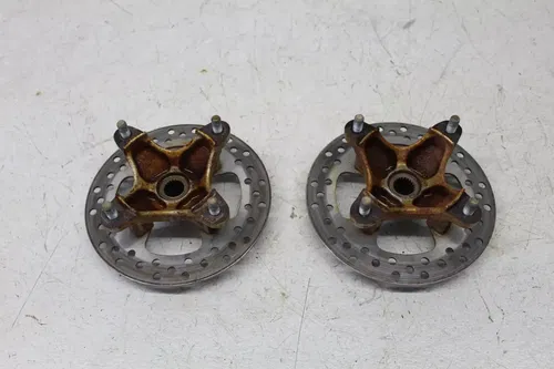 06 KAWASAKI BRUTE FORCE 650 FRONT HUBS ROTORS PAIR