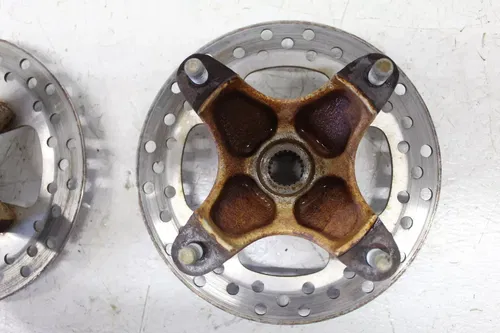 06 KAWASAKI BRUTE FORCE 650 FRONT HUBS ROTORS PAIR