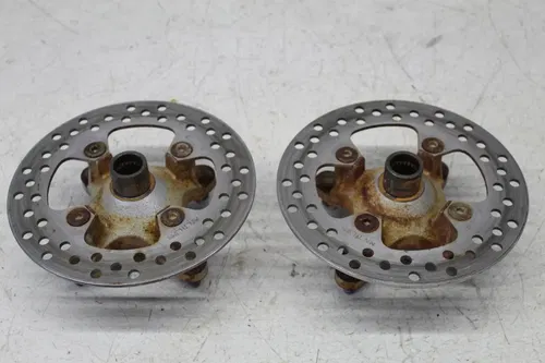 06 KAWASAKI BRUTE FORCE 650 FRONT HUBS ROTORS PAIR