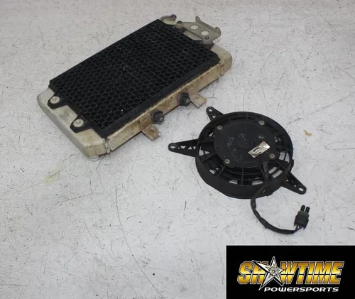 03-07 POLARIS PREDATOR 500 ENGINE RADIATOR MOTOR COOLER COOLING RADIATER FAN