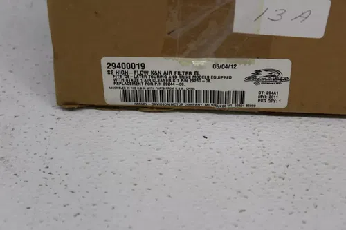 08-UP HARLEY DAVIDSON K & N AIR INTAKE FILTER
