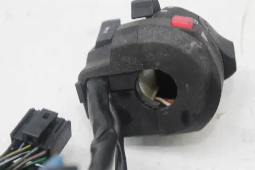 08-21 SUZUKI HAYABUSA LEFT CLIP ON HANDLE HORN SIGNALS SWITCH SWITCHES