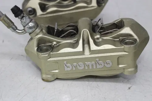 04-10 APRILIA RSV1000R BREMBO RIGHT LEFT FRONT BRAKE CALIPER SET PAIR CALIPERS