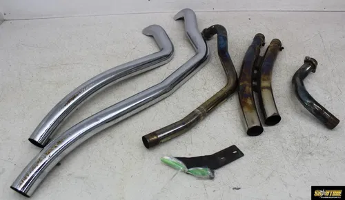 07-12 KAWASAKI VULCAN 900 VN900C FULL EXHAUST SYSTEM HEADERS HEAD PIPE MUFFLERS