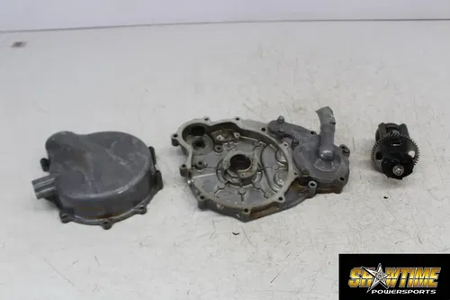 08 POLARIS RZR 800 OIL PUMP W WATER COOLANT PUMP COVERS
