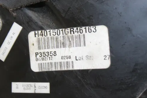 2010 HARLEY DAVIDSON ELECTRA GLIDE ULTRA LEFT TOUR-PAK SPEAKER BOX