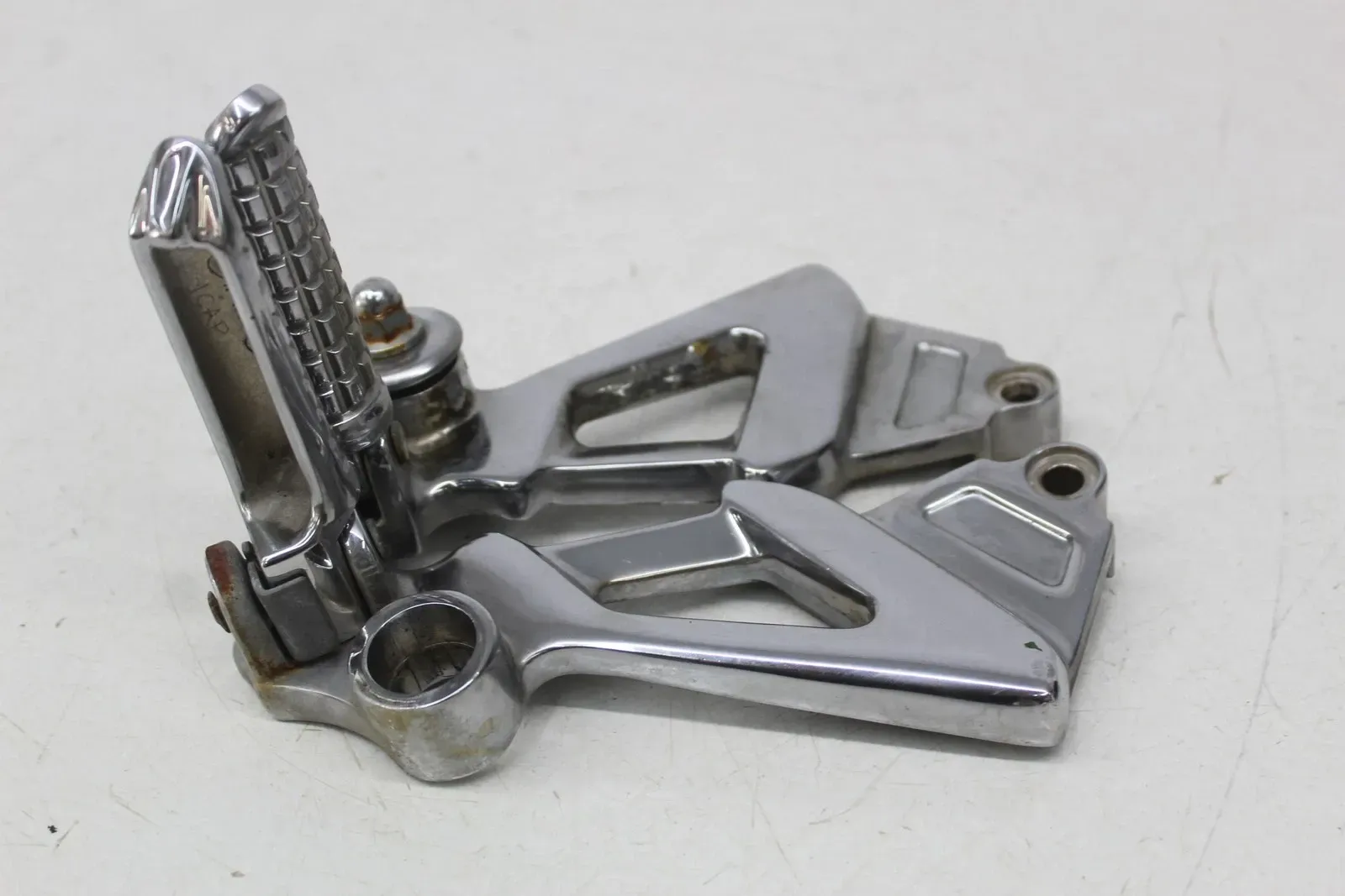 93-01 Kawasaki Ninja Zx11 chrome Right Left Rear passenger pegs mounts (read)