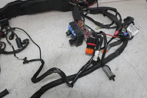 07-11 HARLEY-DAVIDSON ROAD GLIDE FLTRX MAIN ENGINE WIRING HARNESS MOTOR COILS