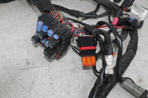 07-11 HARLEY-DAVIDSON ROAD GLIDE FLTRX MAIN ENGINE WIRING HARNESS MOTOR COILS