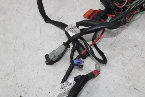 07-11 HARLEY-DAVIDSON ROAD GLIDE FLTRX MAIN ENGINE WIRING HARNESS MOTOR COILS