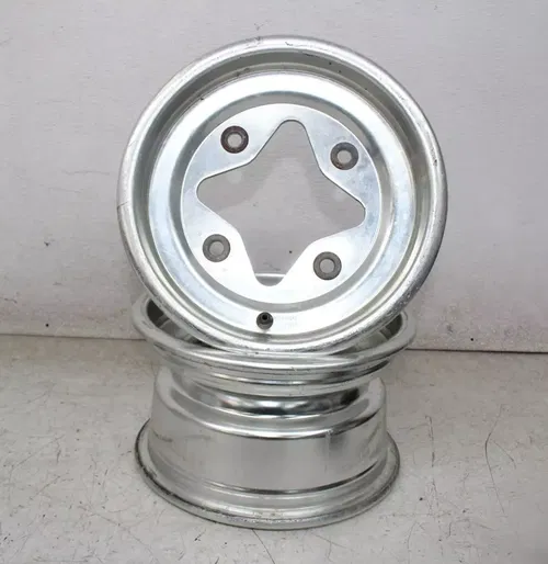 05 SUZUKI QUADSPORT LTZ250 REAR BACK FRONT LEFT RIGHT WHEELS RIMS (READ)