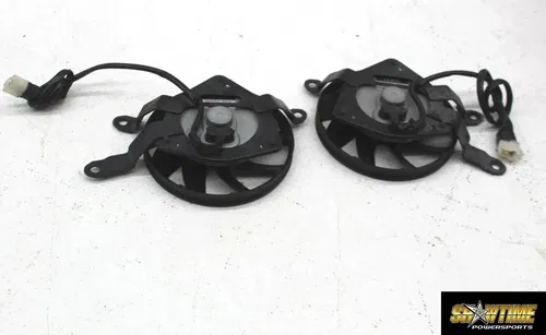 11-13 YAMAHA FZ8 ENGINE RADIATOR COOLING FAN FANS SET