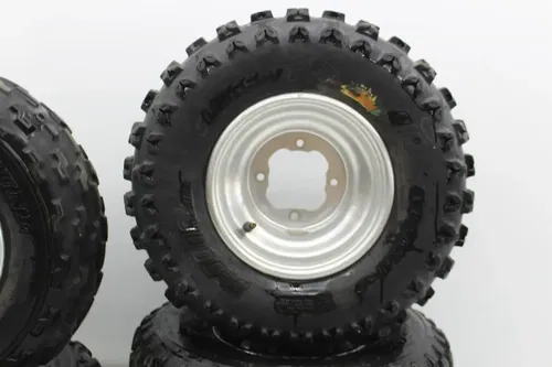 01-05 YAMAHA RAPTOR 660 YFM660 REAR BACK FRONT WHEELS RIMS SET