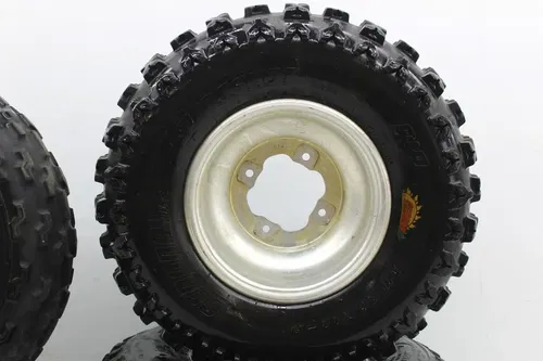 01-05 YAMAHA RAPTOR 660 YFM660 REAR BACK FRONT WHEELS RIMS SET