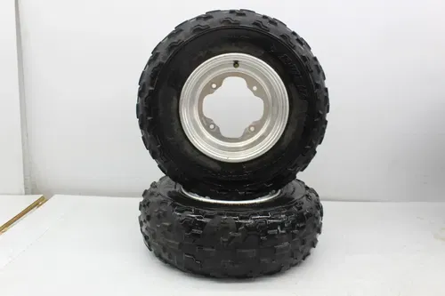 01-05 YAMAHA RAPTOR 660 YFM660 REAR BACK FRONT WHEELS RIMS SET