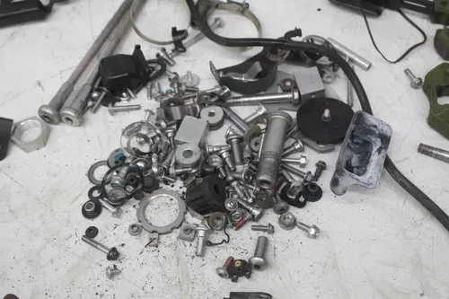 11-15 Kawasaki Ninja Zx10r Parts Hardware abs pump sprocket kickstand axle servo