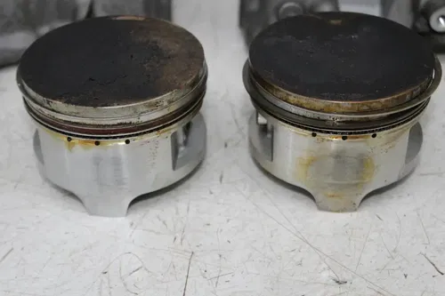 89-98 HONDA PC800 PACIFIC COAST ENGINE REAR FRONT CYLINDER JUG PISTONS BLOCK SET