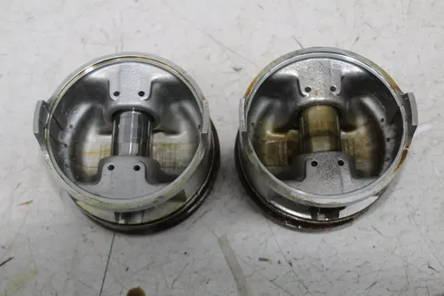89-98 HONDA PC800 PACIFIC COAST ENGINE REAR FRONT CYLINDER JUG PISTONS BLOCK SET