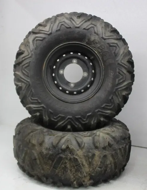 17 KAWASAKI TERYX 800 KRF800 FRONT REAR BACK LEFT RIGHT WHEELS RIMS SET
