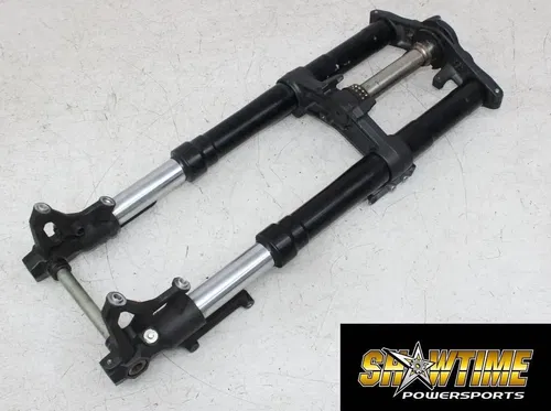 10-13 KAWASAKI Z1000 FRONT END FORKS TRIPLE TREE CLAMP FORK TUBES (SEE DESCP)