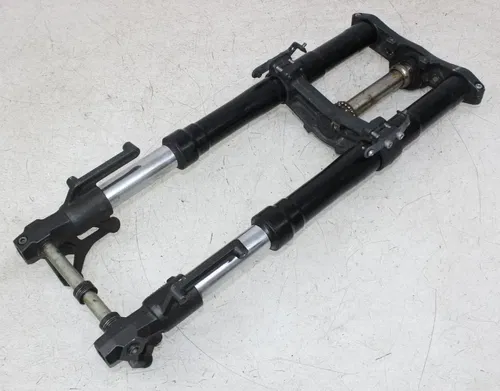 10-13 KAWASAKI Z1000 FRONT END FORKS TRIPLE TREE CLAMP FORK TUBES (SEE DESCP)