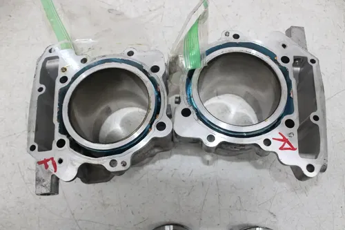 01-05 APRILIA RST1000 FUTURA FRONT REAR ENGINE MOTOR CYLINDER JUG BLOCK PAIR