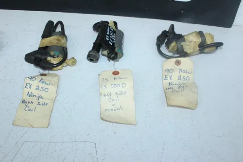 KAWASAKI COIL PARTS LOT EX250 EX500 GSF600