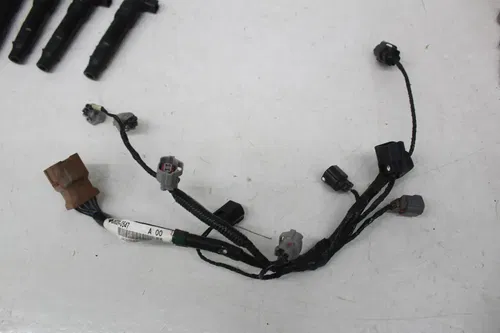 07-11 Kawasaki Ninja Zx14 Main sub injector Engine Wiring Harness Motor coils
