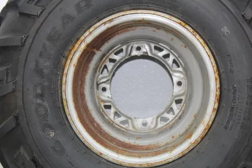 02 POLARIS SPORTSMAN 400 RIGHT REAR BACK WHEEL RIM (SEE DESCP)