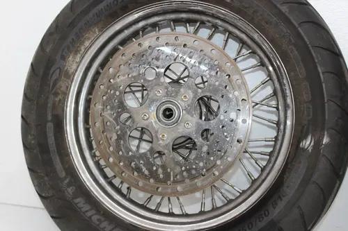 09 CUSTOM CHOPPER HARLEY DAVIDSON FRONT REAR WHEEL PAIR SET WITH TIRES