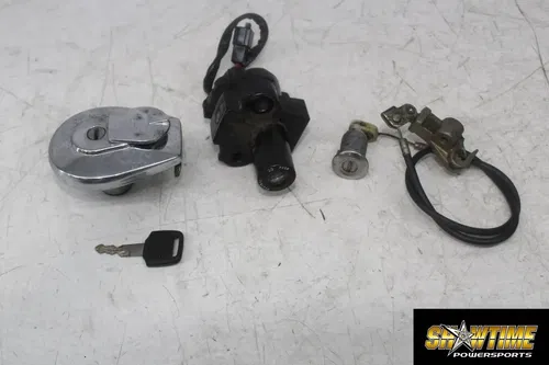 91-04 HONDA NIGHTHAWK 750 CB750 IGNITION LOCK KEY SET W/ GAS CAP AND SEAT LOCK