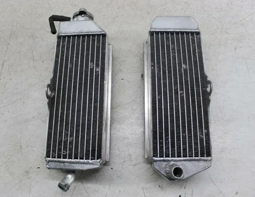 89 SUZUKI RM125 LEFT RIGHT ENGINE MOTOR COOLING COOLER RADIATOR RADIATORS PAIR