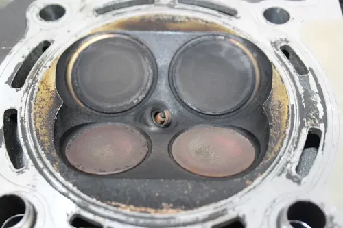 2007 YAMAHA V STAR 1300 XVS1300A ENGINE TOP END REAR CYLINDER HEAD CAMS VALVES