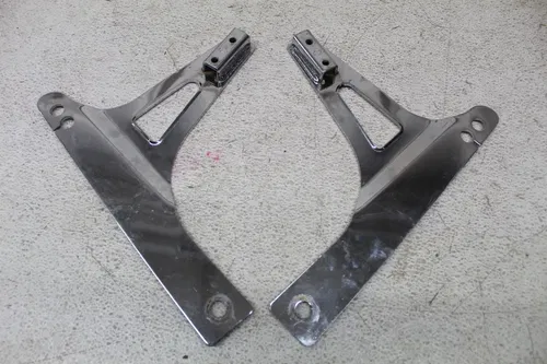 HARLEY DAVIDSON BACK REST MOUNTS CHROME OE