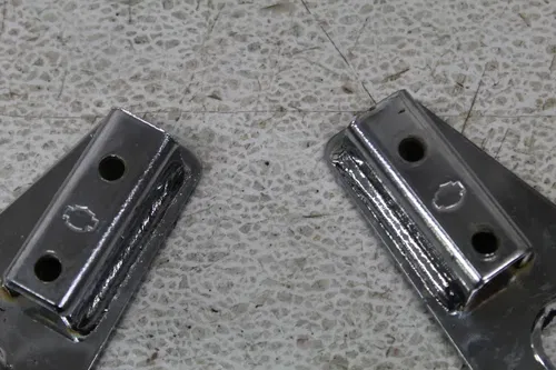 HARLEY DAVIDSON BACK REST MOUNTS CHROME OE