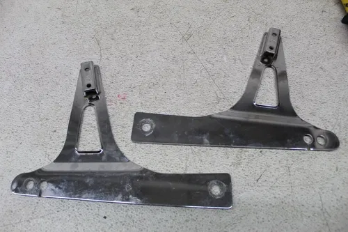 HARLEY DAVIDSON BACK REST MOUNTS CHROME OE