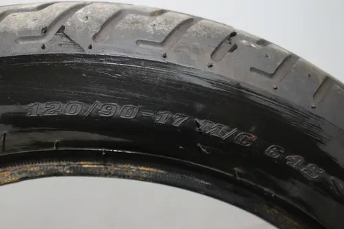 DUNLOP D404F 120/90-17 M/C 64S FRONT TIRE (TREAD:32NDS/5)