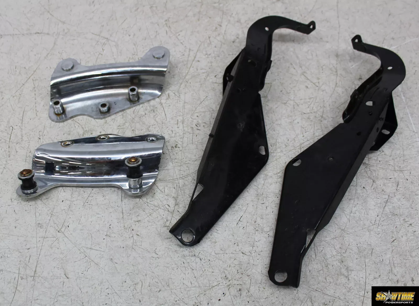 07-11 HARLEY-DAVIDSON STREET GLIDE FLHX SADDLEBAG BRACKET BRACKETS PAIR