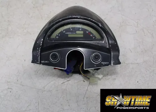 02 YAMAHA ROAD STAR XV1700PC WARRIOR SPEEDO TACH GAUGE DISPLAY CLUSTER (READ)