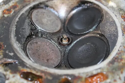 1978 HONDA CX500 ENGINE TOP END CYLINDER HEAD CAMS VALVES COVER