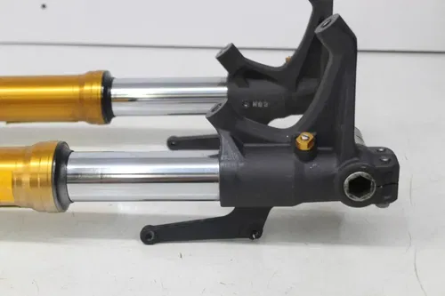 06-12 TRIUMPH DAYTONA 675 FRONT FORKS TRIPLE TREE CLAMP FORK TUBES (STRAIGHT)