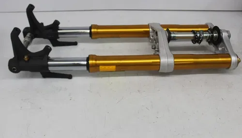 06-12 TRIUMPH DAYTONA 675 FRONT FORKS TRIPLE TREE CLAMP FORK TUBES (STRAIGHT)