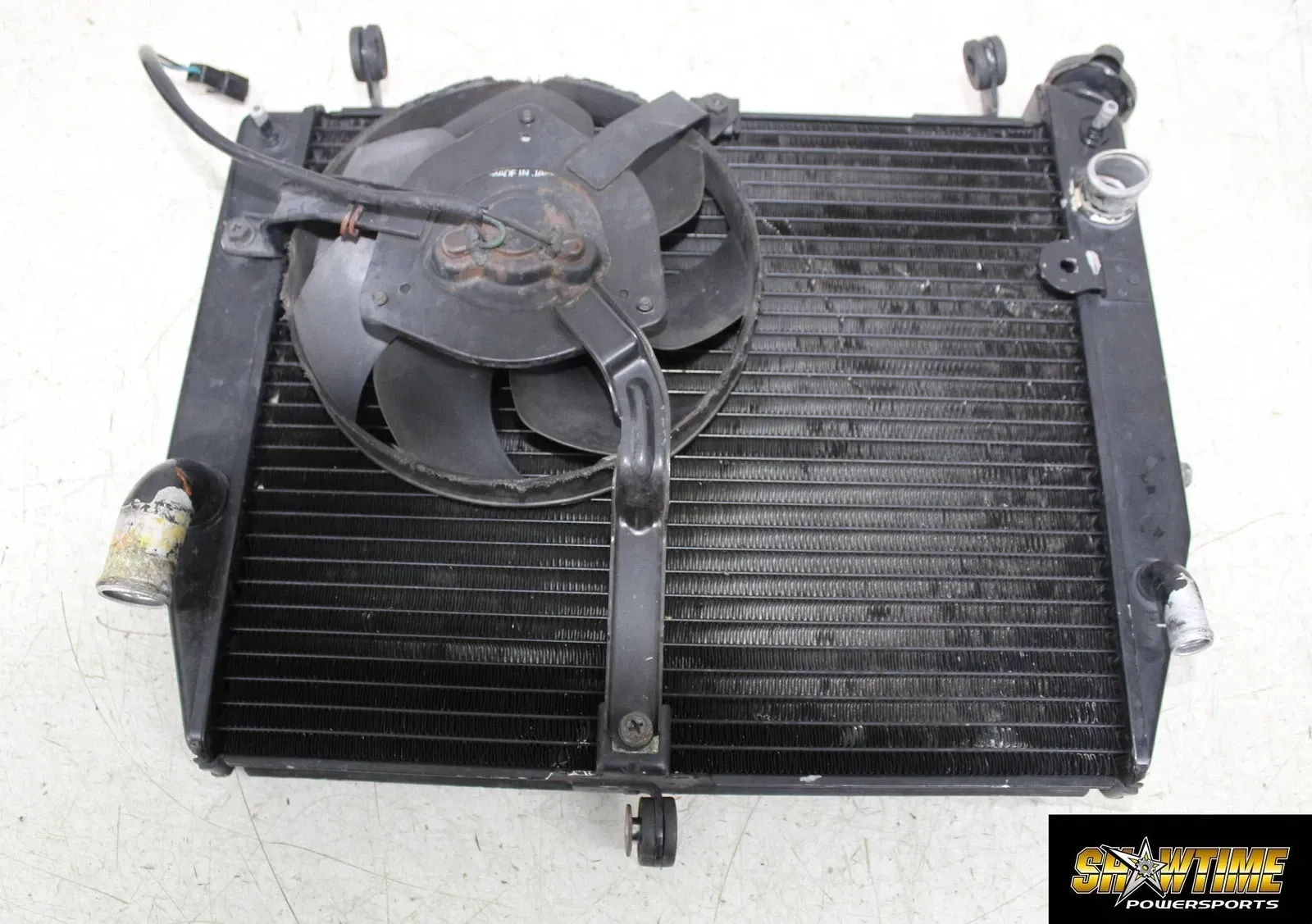 02-03 YAMAHA YZF R1 ENGINE RADIATOR MOTOR COOLER COOLING RADIATER FAN (READ)